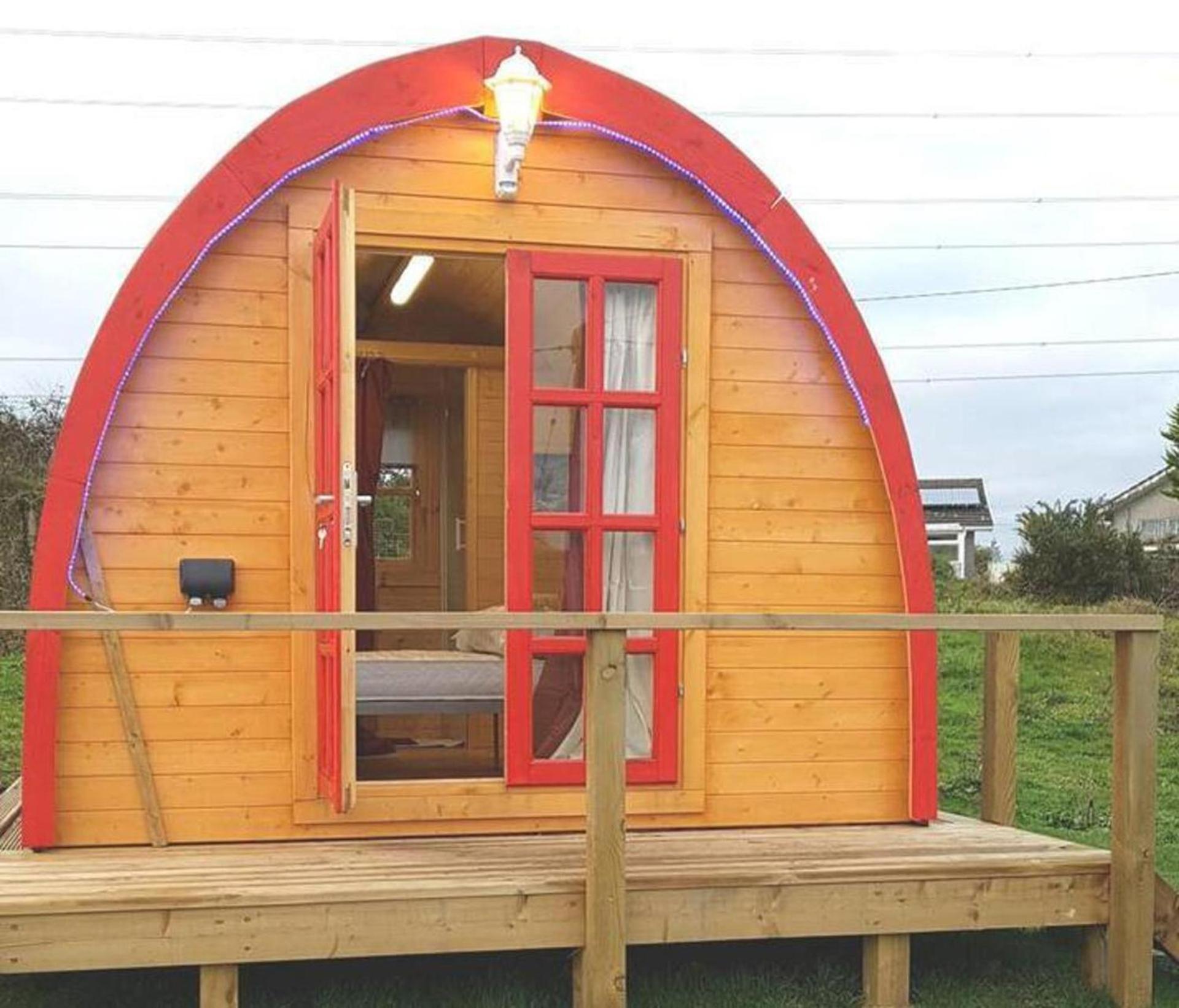 Cosy Glamping Pod Glamping In St Austell Cornwall Lanivet エクステリア 写真